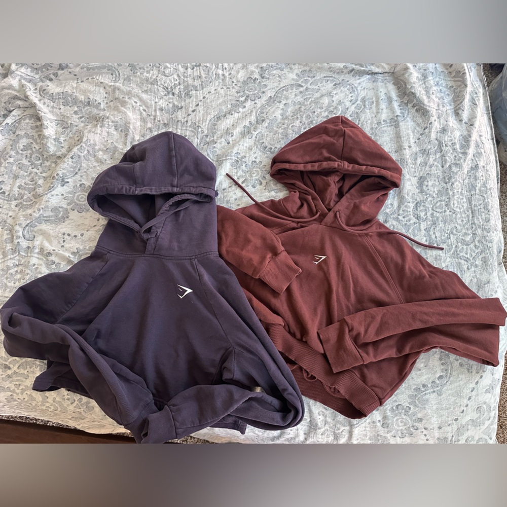 Gymshark Crop hoodies SET